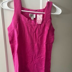 Magaschoni Fuchsia Knit Tank